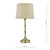 Cane 1 Light Table Lamp Antique Brass With Shade