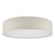 Cierro 6 Light Flush Taupe With Diffuser 80cm