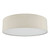 Cierro 4 Light Flush Taupe With Diffuser 60cm