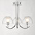 Duana 3lt Semi Flush Polished Chrome & Glass