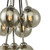 Elpis 7 Light Cluster Pendant Polished Chrome Smoked Glass