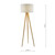 Ivor Tripod Floor Lamp Light Oak Base Only