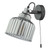 Rhode Single Wall Light Polished Chrome Smoked Glass