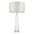 Samara 1 Light Table Lamp Clear Glass Base Only