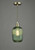 Sawyer Easy Fit Pendant Green Ribbed Glass