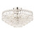 Laura Ashley Enid 5lt Semi Flush Polished Nickel Crystal