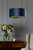 Laura Ashley Portia Drum Shade Blue Velvet 45cm/18