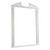 Laura Ashley Rossett Rectangle Mirror White 120 x 90cm