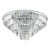 Eulalia 12 Light Flush Polished Chrome Crystal