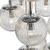 Pelagia 18 Light Cluster Pendant Polished Chrome Ribbed Glass