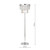 Angel 6 Light Floor Lamp Polished Chrome Crystal