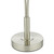 Avari 2 Light Table Lamp Satin Nickel Frosted Glass