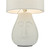 Boris Table Lamp White Ceramic With Shade