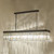 Celeus 6 Light Bar Pendant Anthracite & Crystal