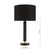 Emani Table Lamp Black Aged Gold Base Only