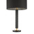 Emani Table Lamp Black Aged Gold With Shade