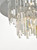 Halle 6lt Pendant Grey & Crystal Cw Shade