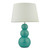 Mia Table Lamp Teal Ceramic Base Only