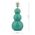 Mia Table Lamp Teal Ceramic Base Only