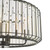 Naeva 4 Light Pendant Satin Black Crystal