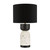 Roja Table Lamp Terrazzo & Black With Shade