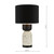 Roja Table Lamp Terrazzo & Black With Shade