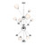 Cosmos 8 Light Pendant In Polished Chrome