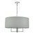 Jamelia 3lt Pendant Polished Chrome & Grey