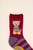 Wooly Westie Ankle Socks - Damson by Powder Designs