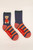 Woolie Westie Ankle Socks - Denim by Powder Designs