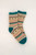Pretty Pattern Cosy Fair Isle Socks - Teal by Powder Designs