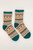 Pretty Pattern Cosy Fair Isle Socks - Teal by Powder Designs
