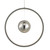 Mercury 1lt Pendant Vertical Grey LED