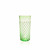 Hobnail Glass Tumbler 400ml Light Green