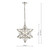 Laura Ashley Large Star Pendant Silver Glass