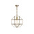 Laura Ashley Blackwell Pendant Antique Brass Glass