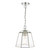 Laura Ashley Clayton Pendant Polished Silver Glass