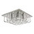 Orella 5 Light Flush Polished Chrome & Crystal