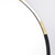 Gadany Round Gold Leaf And Black Glass Mirror 80cm