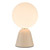 Francesca Table Lamp Pink Opal Glass