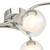 Nakita 6 Light Semi Flush Polished Chrome With Clear/Opal Glass