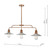 Adeline Bar Pendant Brushed Copper & Glass