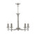 Ambassador 5 Light Dual Mount Pendant Satin Chrome