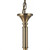 Ambassador 5 Light Dual Mount Pendant Antique Brass