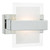 Apt LED Wall Light Polished Chrome & Glass