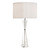 Risha 2lt Table Lamp Crystal & Polished Nickel C/W Shade