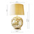 Balthazar Table Lamp Antique Gold With Shade