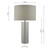 Cassandra Table Lamp Polished Chrome With Shade