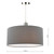 Ronda 40cm  Easyfit Pendant Slate Grey