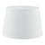 Cezanne White Faux Silk Tapered Drum Shade 35cm